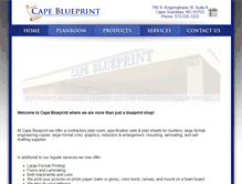 Tablet Screenshot of capeblueprint.com